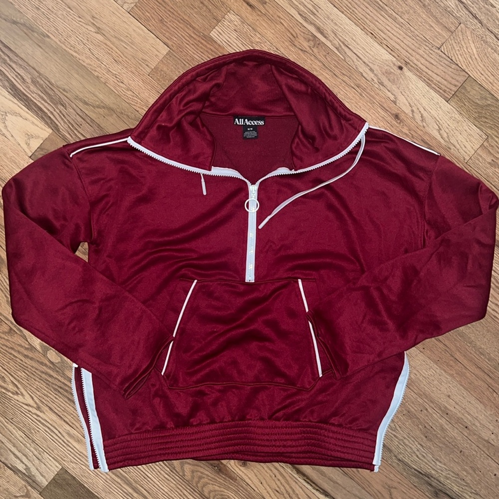 All Access Bandier Half Zip Sweatshirt Size M